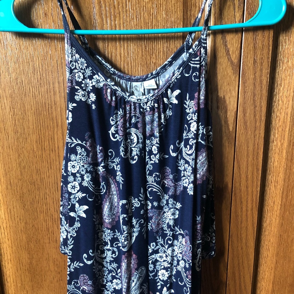 CATO paisley cold-shoulder shirt. ADORABLE!
